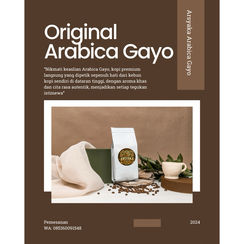 

Grade A | Original Arabica Gayo | Kopi Gayo Arabica | Kopi Asli Aceh | Kopi Asli Gayo