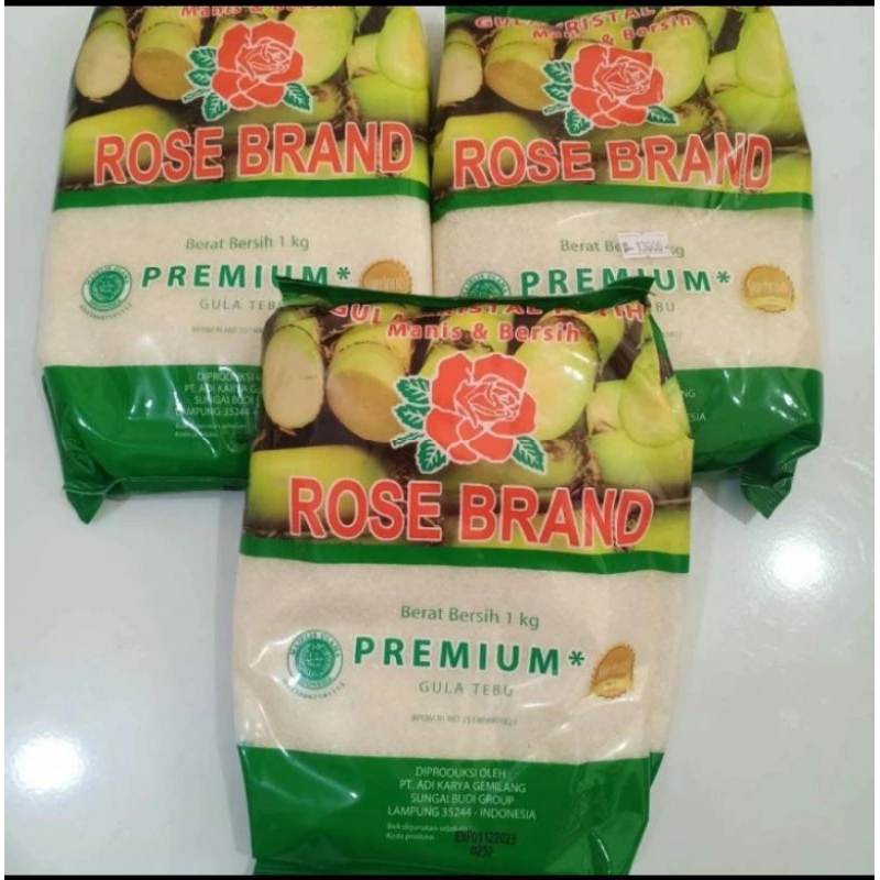 

ROSE BRAND GULA PASIR PREMIUM 1KG NEW