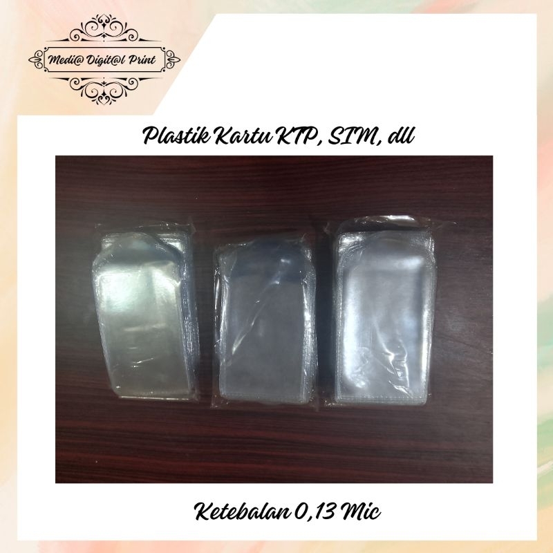

Plastik Kartu KTP BPJS SIM ATM Sampul Pelindung Coper Pelindung