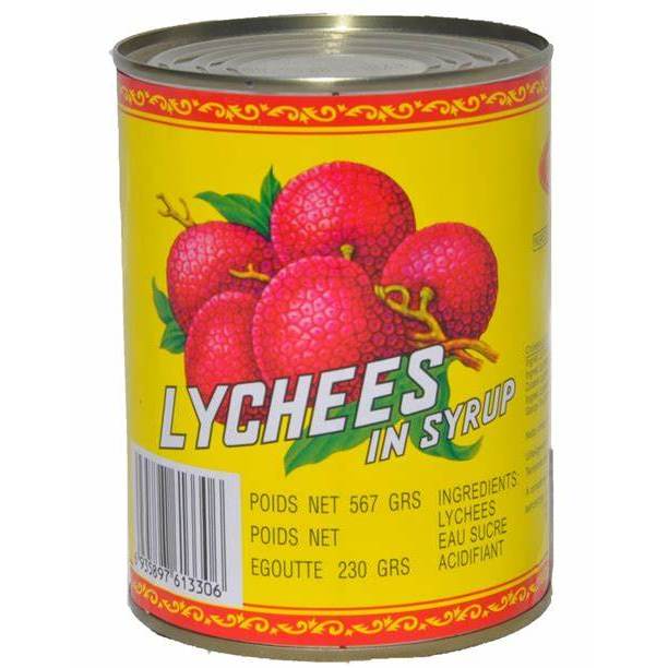 

lychees In Syrup 567 gr Barcode 6935897626177