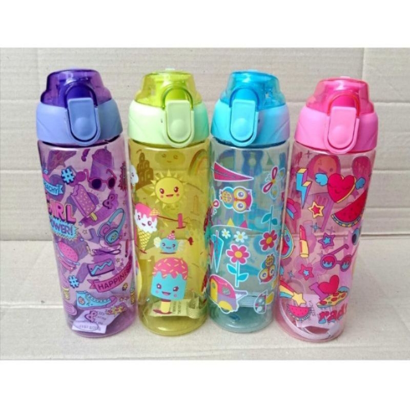 B ( B139 ) BOTOL MINUM SMIGGLE COLORFUL 650 ML BPA FREE
