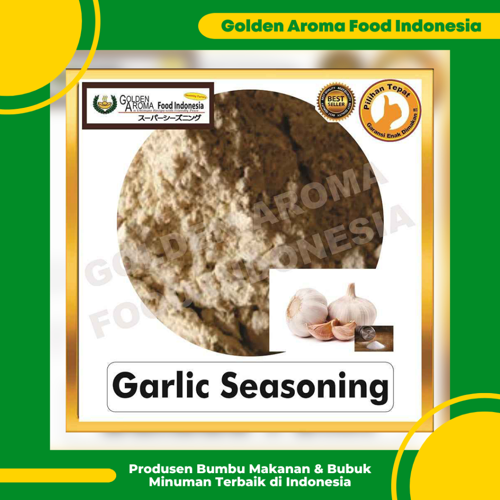 

Bumbu Tabur Rasa Bawang Putih 1Kg, Jual Bubuk Tabur Garlic Murah Enak Aman Terbaik Seasoning Powder