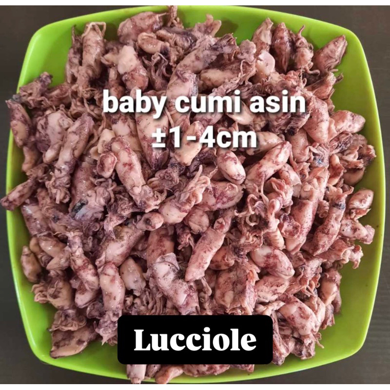 

Baby Cumi Asin Vacum 1kg uk 2-3 cm