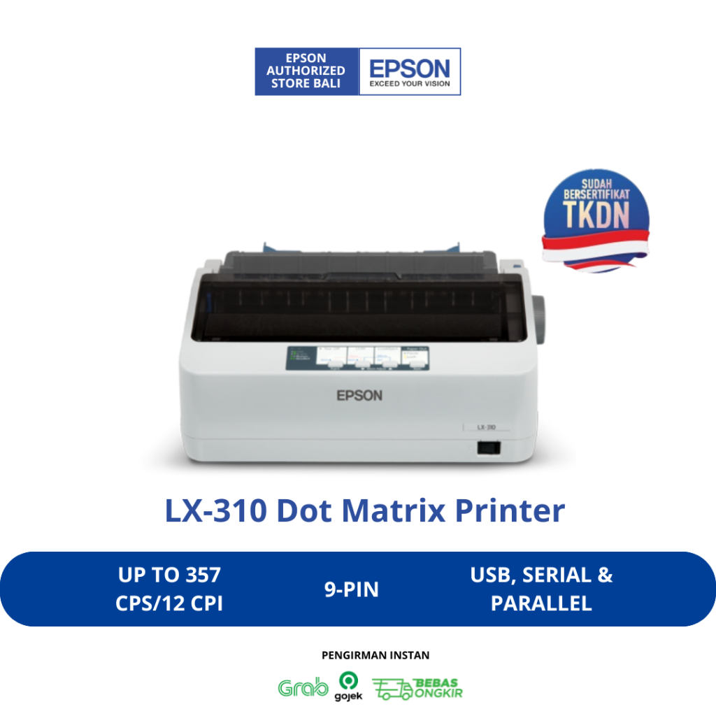 Printer EPSON LX310  LX-310 LX 310 Printer Dot Matrix Garansi Resmi
