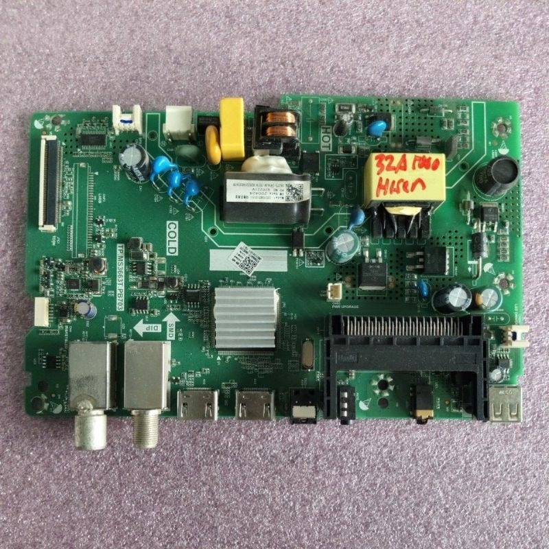 MAINBOARD MB MESIN TV LED HISENSE 32A5000