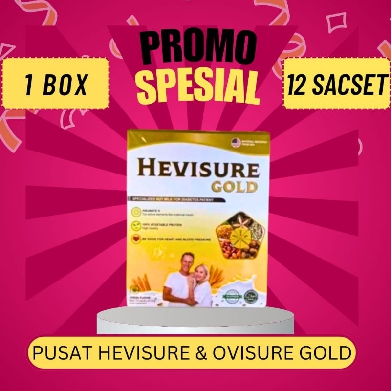 

HEVISURE GOLD SUSU USA UNTUK DIABETES HEVISURE GOLD MILK - 1 BOX