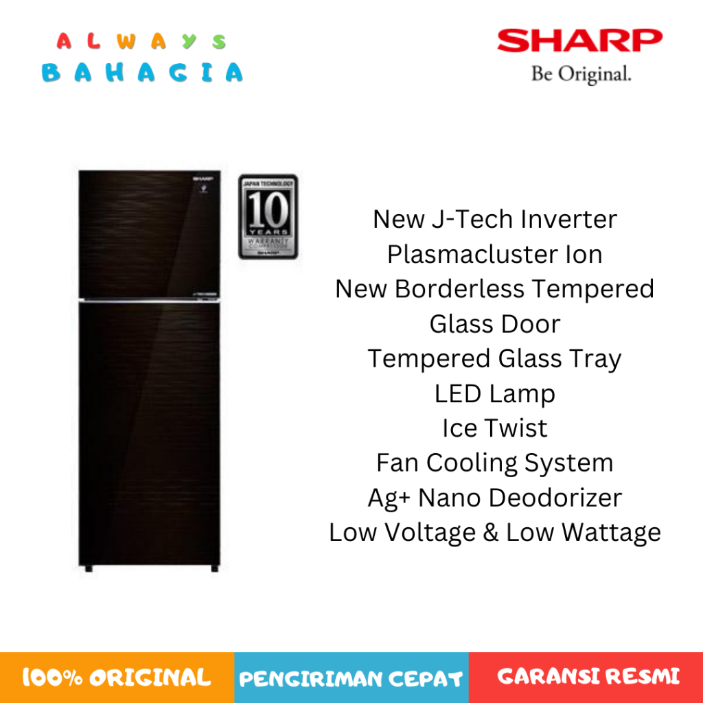 SHARP SJ-426GI-MK KULKAS 2PINTU INVERTER