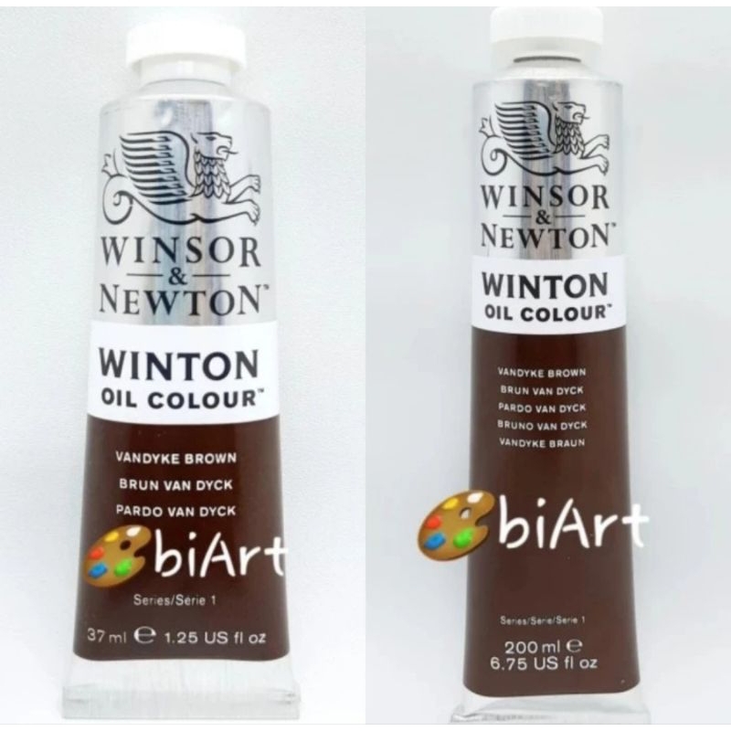 

Cat Minyak Winton Oil Colour 200ml / 37ml Vandyke Brown Winsor & Newton
