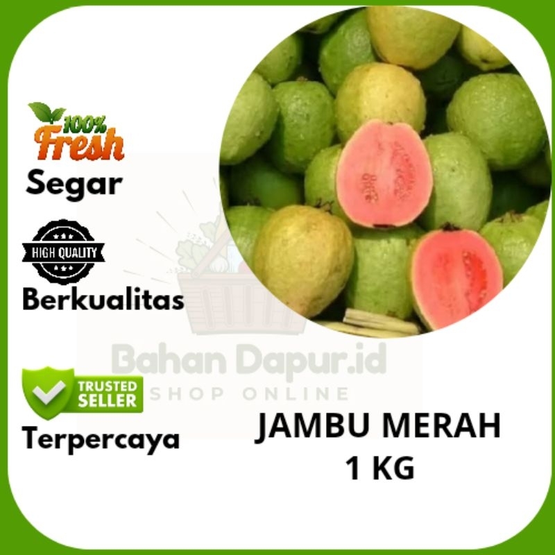 

JAMBU MERAH | 1 KG | Bahan Dapur.id