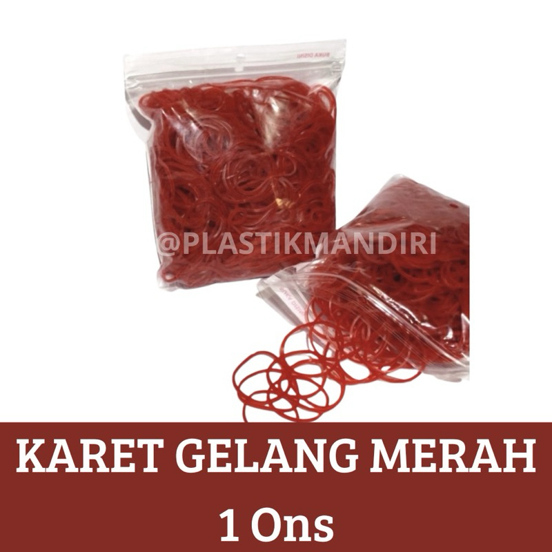 

Karet Gelang Merah 1 Ons