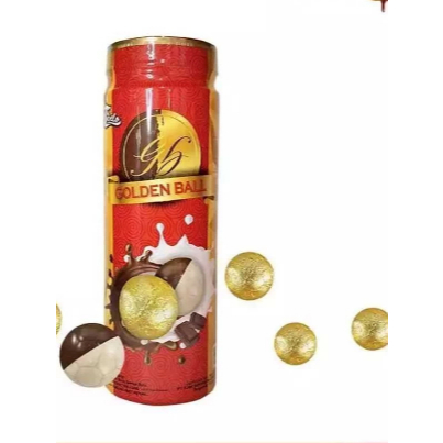 

Tobelo GOLDEN BALL Coklat Compound (Isi 40/Toples) (200g) / Coklat Bola Emas