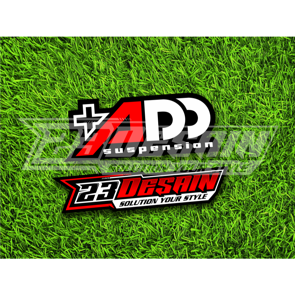 STIKER ADD SUSPENSION STIKER SHOCK ADD STICKER ADD SUSPENSION