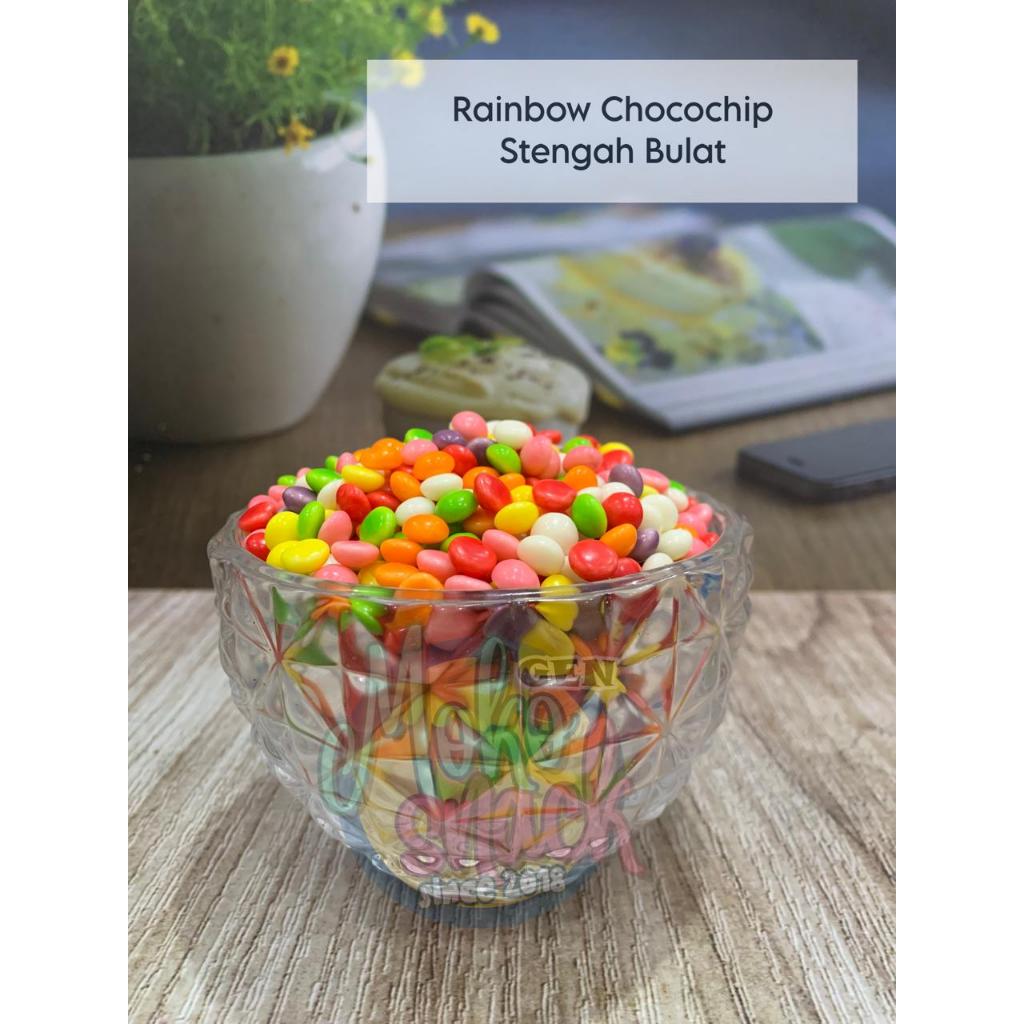 

Rainbow Chocochip Stengah Bulat Lagie 100 gr