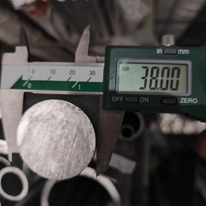 as aluminium OD 38 x 1meter alumunium dural bulat diameter 38mm x 1000
