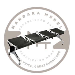 Kursi Bandara / Kursi Tunggu 4 Dudukan Tanpa Sandaran