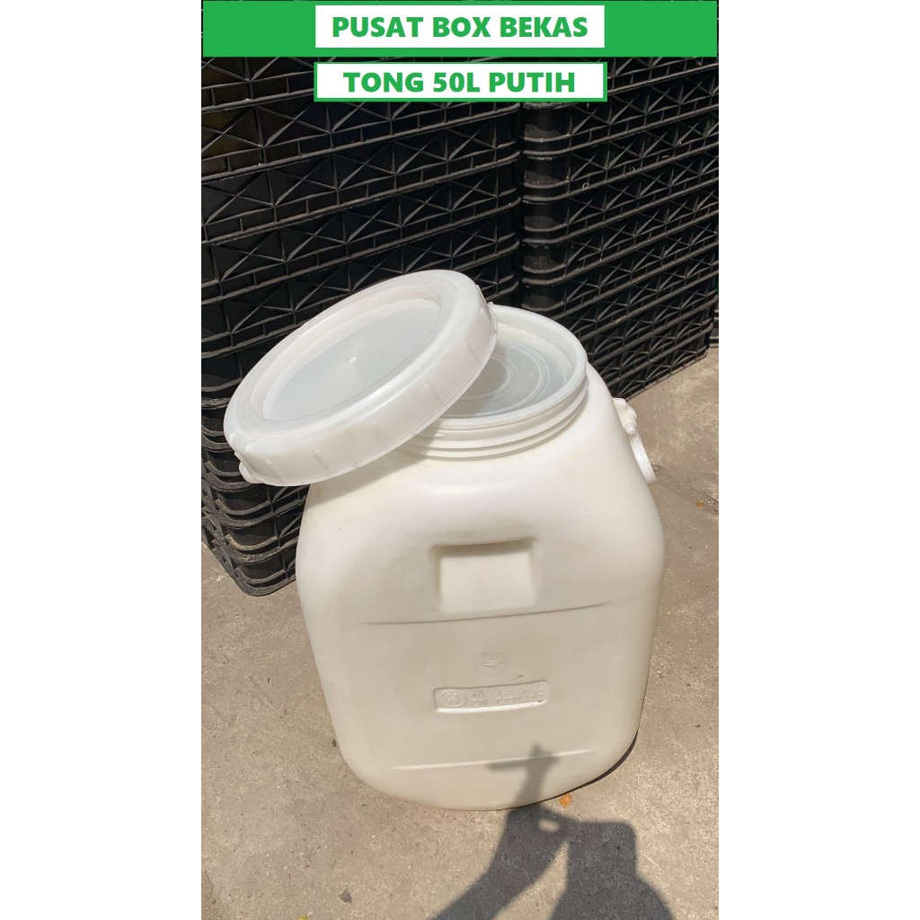 Tong sampah Bekas Tong 50l biru Tong Sampah Tong Drum 50kg