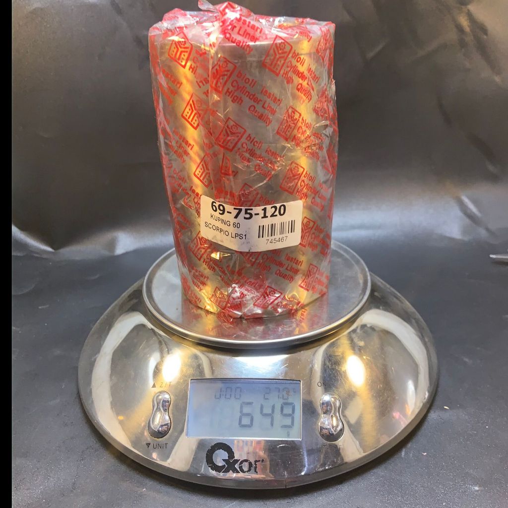 745467 LINER 69-75-120 SCORPIO SCORPIO CYLINDER LINER BORING BIOLI