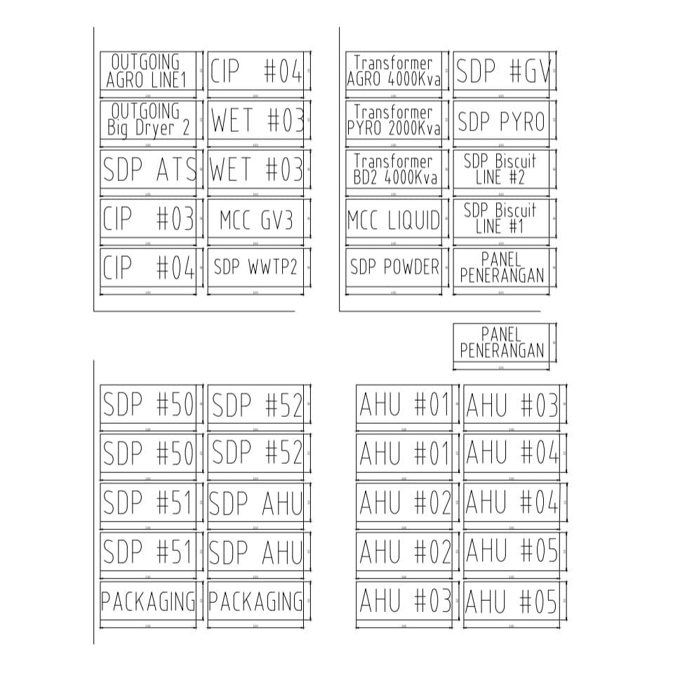 

Akrilik panel custom papan nama