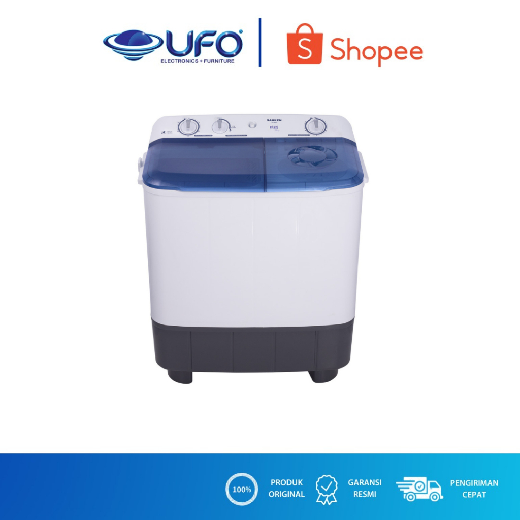 SANKEN MESIN CUCI 2 TABUNG 7 KG TW9220BU