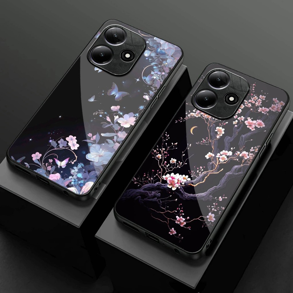 Softcase Glass Kilau For Itel A70 A50 A80 P65 RS4 S25 - Casing Hp For Itel A70 A50 A80 P65 RS4 - N27