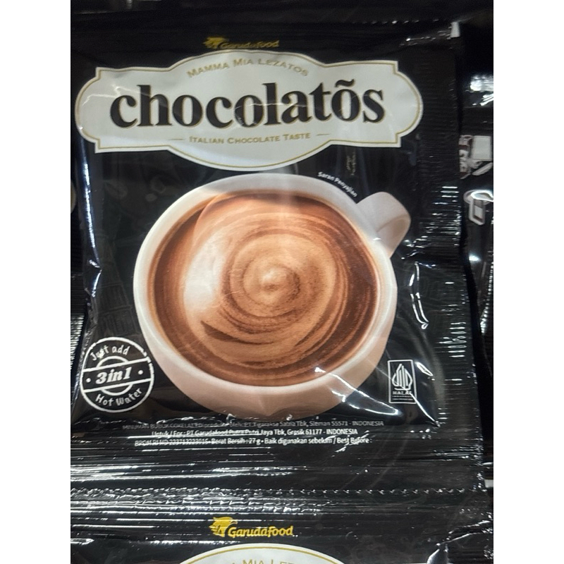 

Chocolatos Chocolate Drink Sachet isi 10/renceng