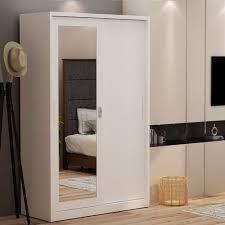 Lemari Baju/ Pakaian Sliding Plat besi 120 Lemari baju pintu Geser kaca lemari pakaian sliding murah