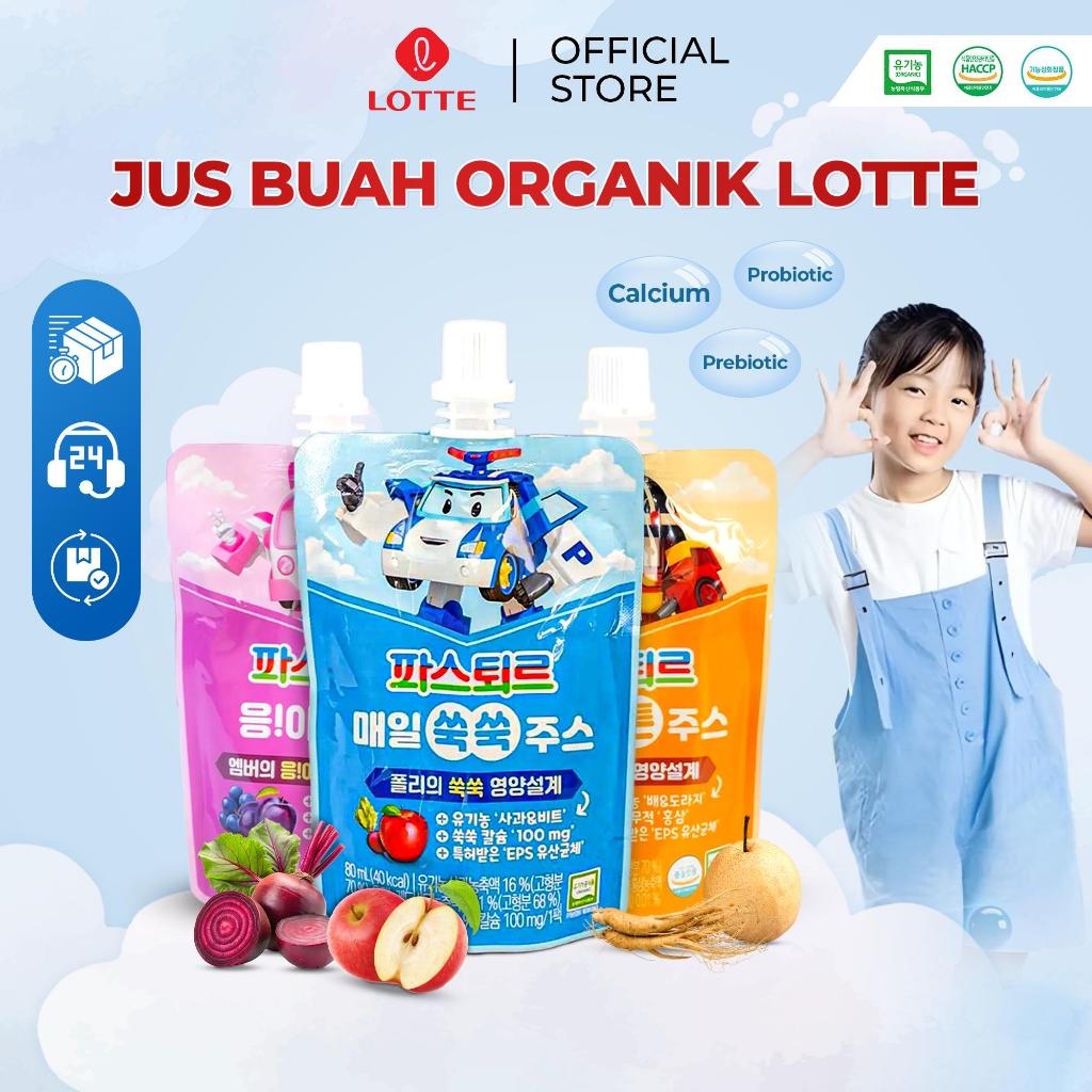 

LOTTE ORGANIC - Jus buah organik LOTTE buat anak (80ml)