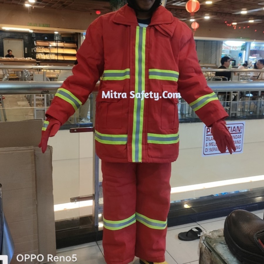Baju Pemadam Lengkap Satu Set / Seragam Pemadam Kebakaran Murah