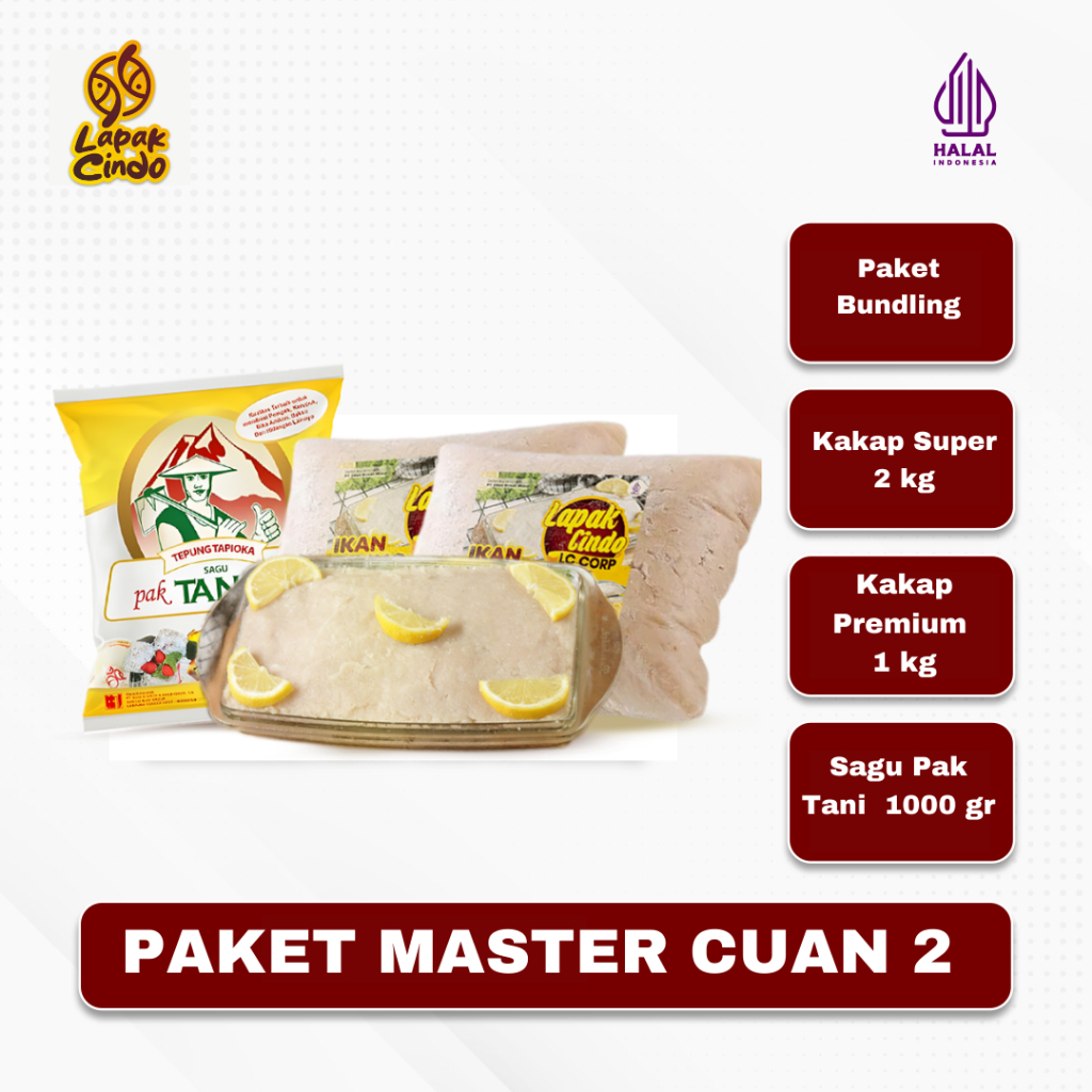 

PAKET BUNDLING MASTER CUAN 2 - Paket Hemat Bahan Baku Bisnis Olahan Ikan