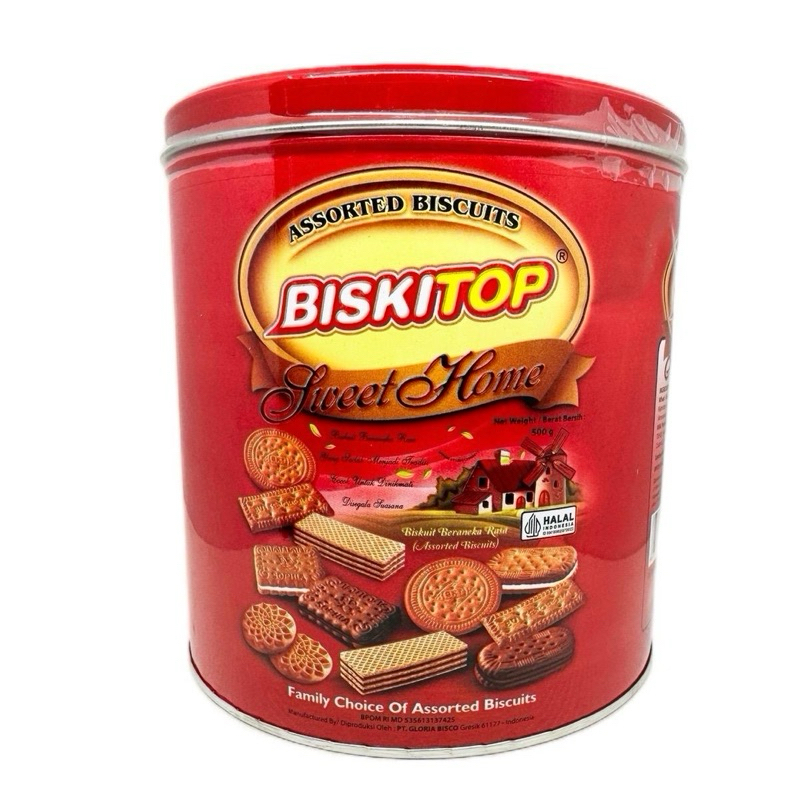 

BISKUIT BISKITOP ASSORTED SWEET HOME TRADITIONAL 500GR Cemilan