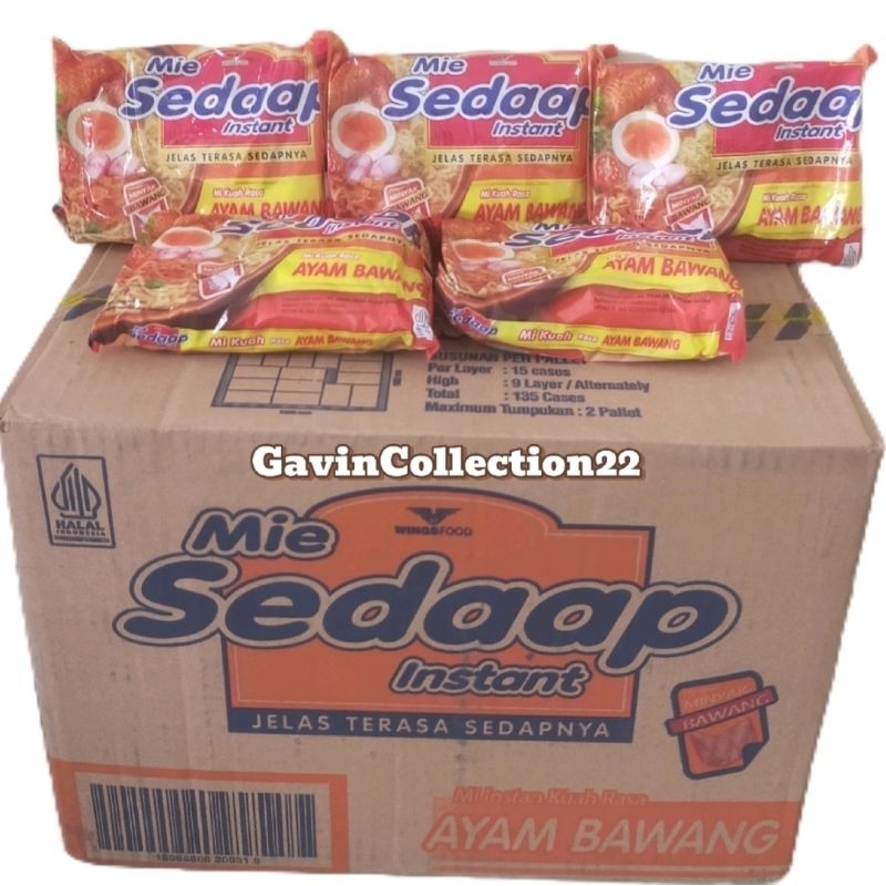 

harga promo spesial:Mie sedap instan rasa ayam bawang kuah 1 dus gratis ongkir