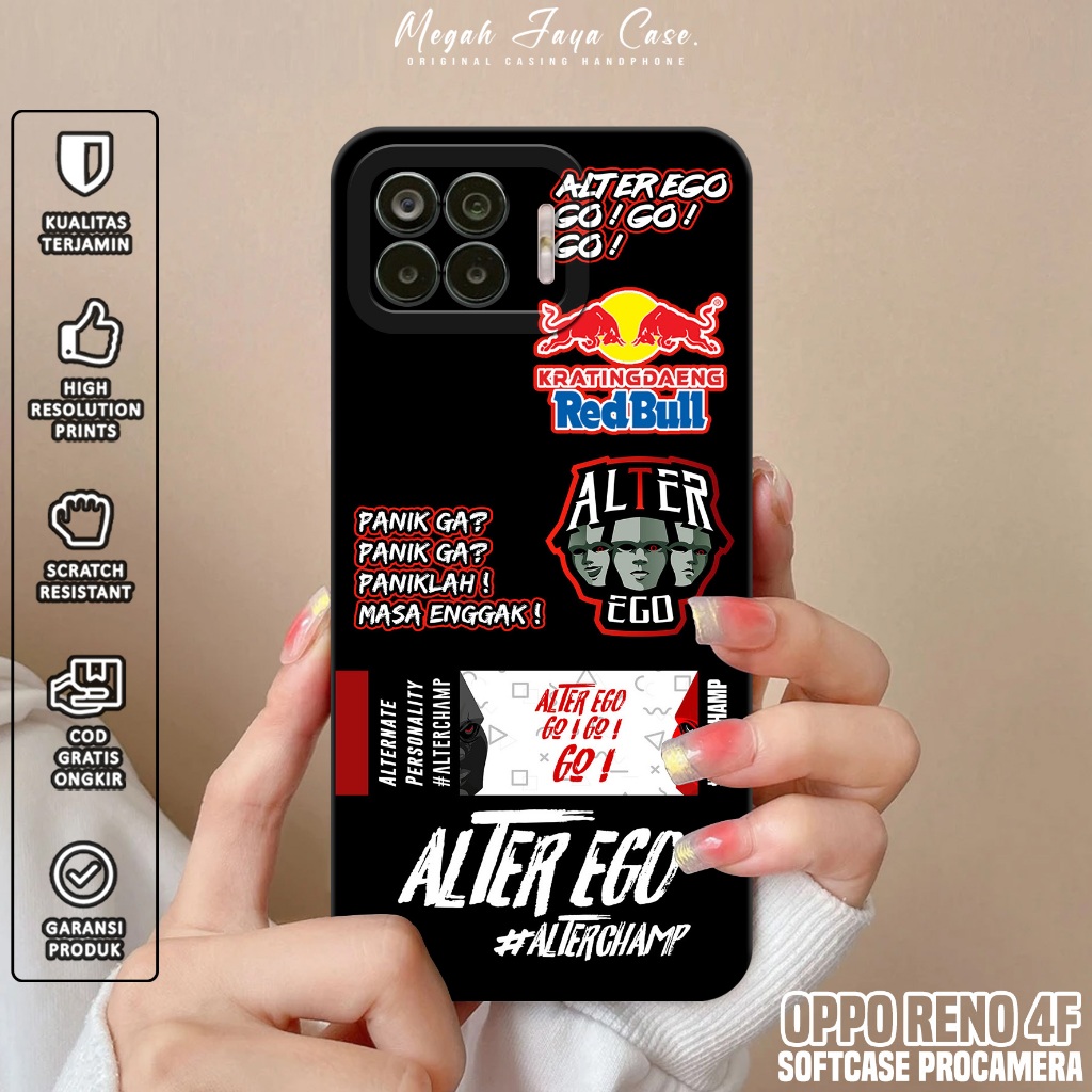 Softcase OPPO RENO 4F - Case Hp OPPO RENO 4F Motif ESPRT - Silikon Hp OPPO RENO 4F - Casing OPPO REN
