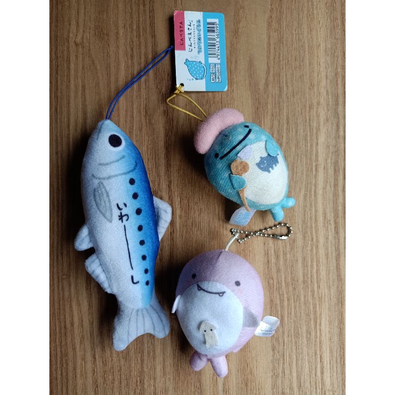 Boneka Ganci Ikan Yell Paus Hiu Jinbesan Sanx