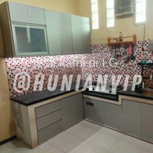 Rak dapur surabaya / Kitchen set aluminium acp terpasang