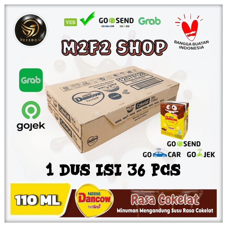 

Susu Dancow Kotak Fortigro Cokelat UHT - 110 ml Kemasan Karton (Khusus Bluebird/Gojek/Grab)