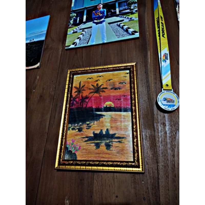 

Lukisan Crayon/Lukisan pemandangan