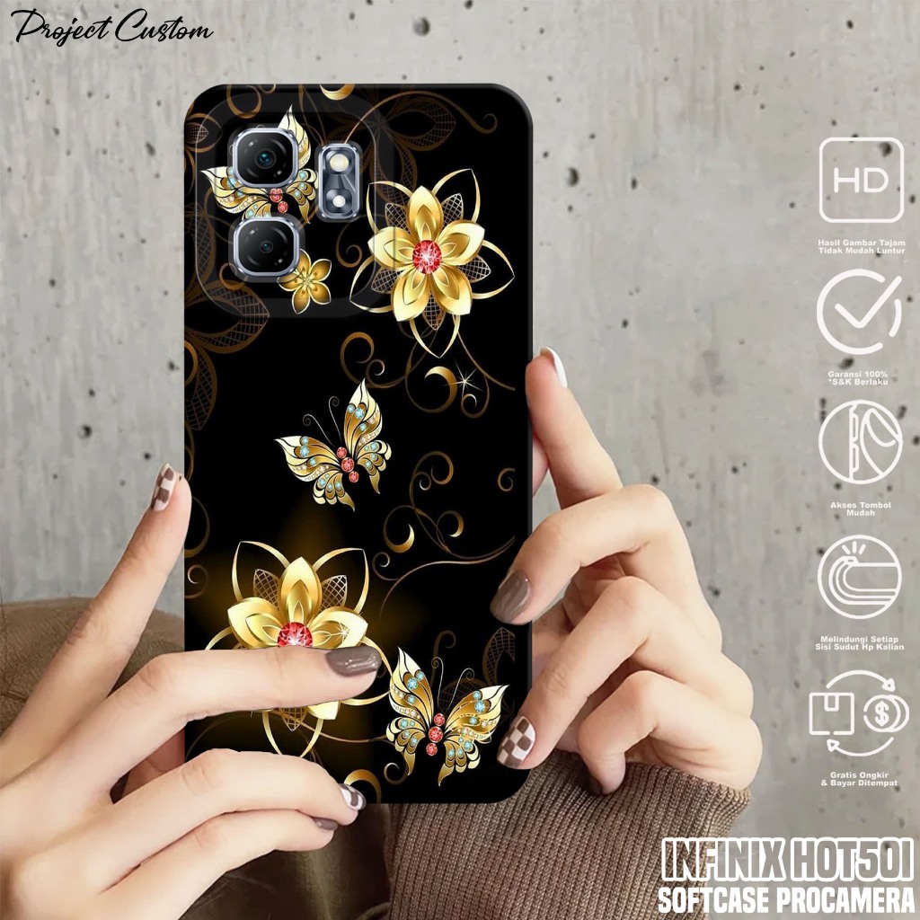 Softcase Hp Infinix Hot 50i - Case Infinix Hot 50i ( KP ) Silikon Hp Infinix Hot 50i - Casing Hp Inf