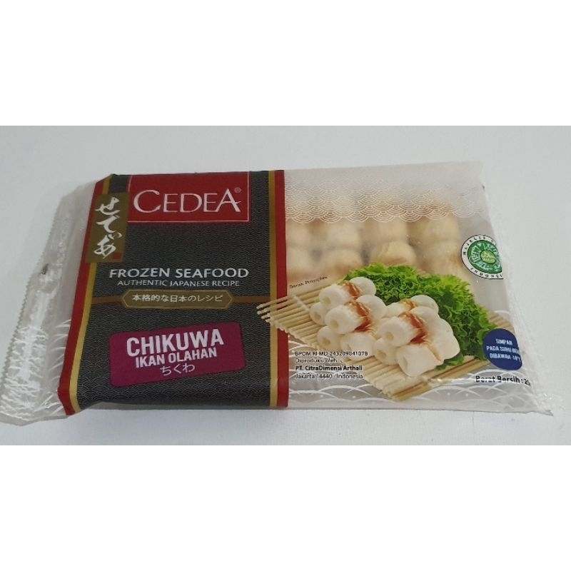 

Cedea Chikuwa Ikan Olahan Frozen Food 250gr