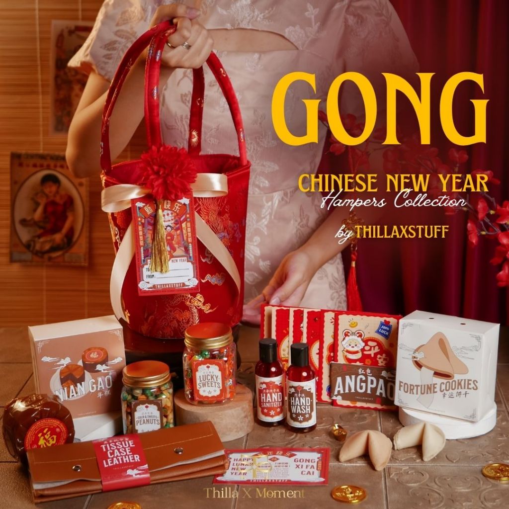 

[ GONG ] HAMPERS CNY IMLEK 2025 KADO NATAL CHINESE NEW YEAR GIFT BOX PARSEL SINCIA BINGKISAN HADIAH SOUVENIR IMLEK 2025 KADO LUNAR NEW YEAR HAMPER GIFT BOX