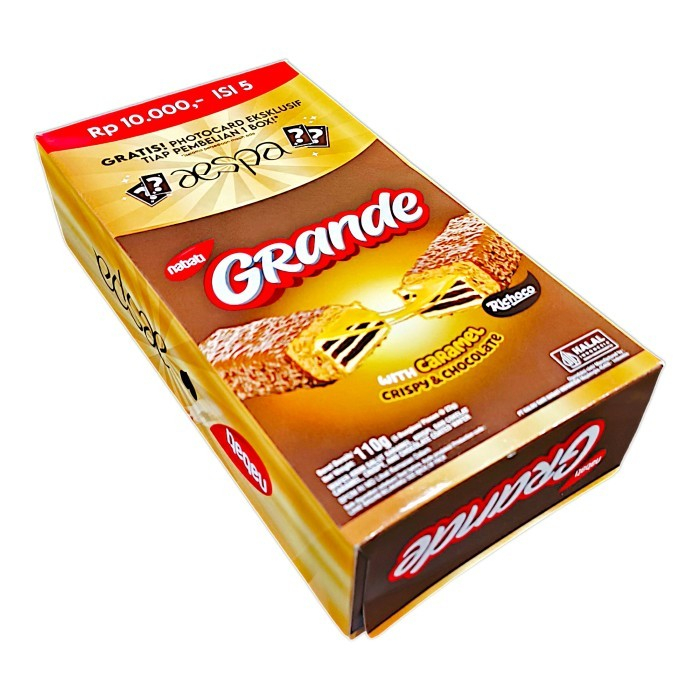 

NABATI WAFER 22GR GRANDE CHOCO BOX-5'S