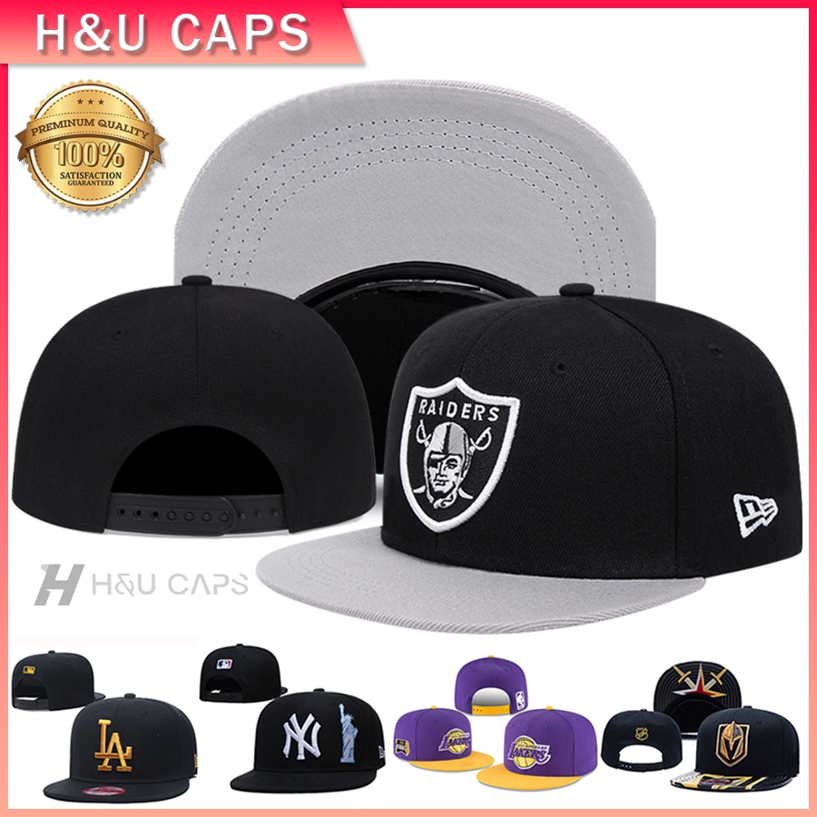 Topi Snapback for pria original LA&NY MLB sulaman Raiders baseball cap fashion hip-hop topi unisex N