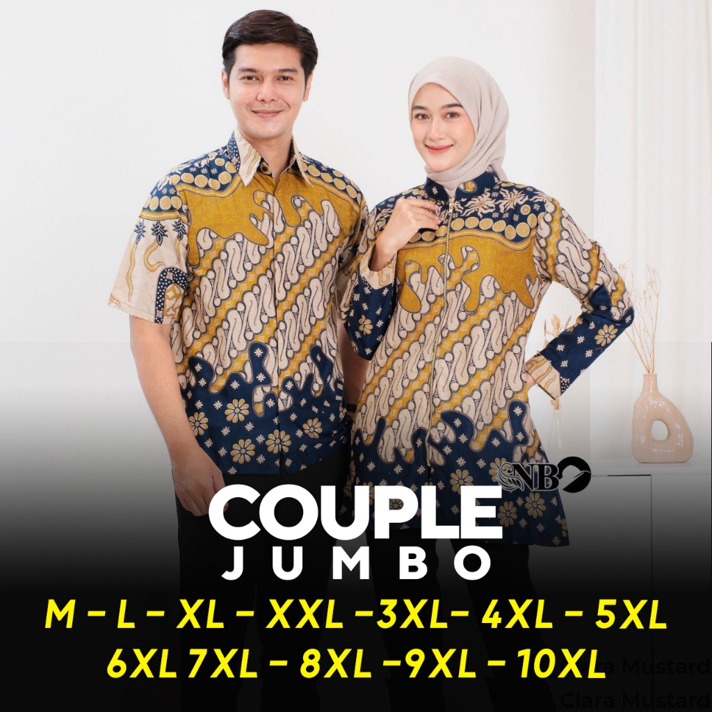 BLUS BATIK JUMBO - BLUS KUTUBARU JUMBO - BATIK ATASAN KUBARU - BATIK KEBAYA KUTUBARU - BLUS COUPLE J