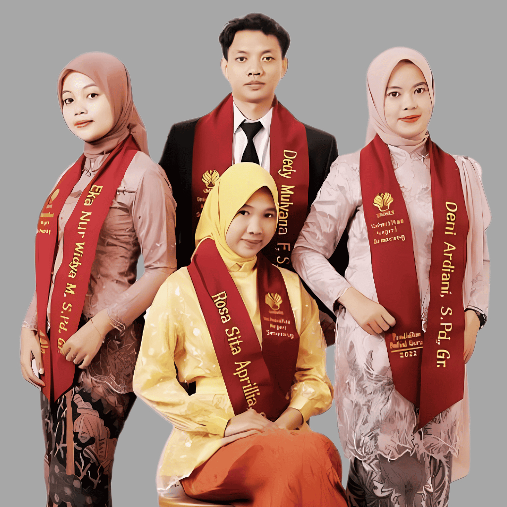 (1HARI JADI) SELEMPANG WISUDA CUSTOM NAMA SATIN BLUDRU UNTUK WISUDA SIDANG SEMPRO PPG HAPPYBIRTHDAY