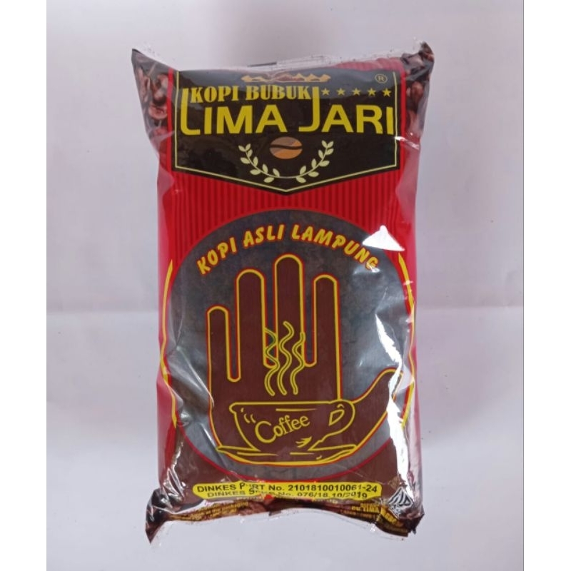 

Kopi Lima Jari 200gr - Kopi bubuk Robusta Lampung