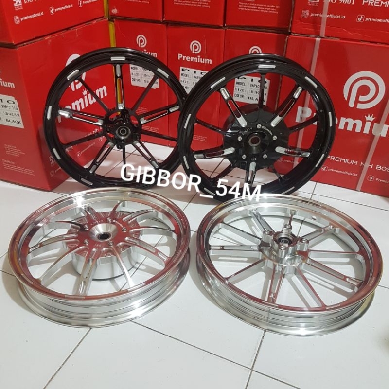 Velg Premium P-10/VND P-10 Ring-14 Vario125/Vario150/Vario 110/Beat/Scoopy/Genio/Spacy Best Quality