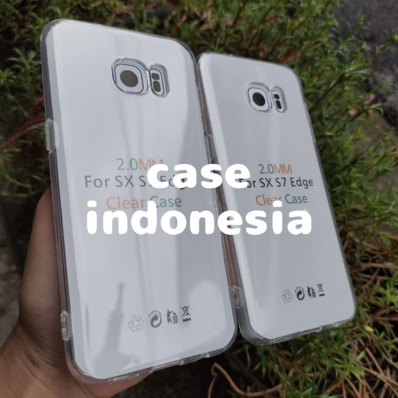 Soft Case Silikon Case Clear Transparan Samsung S7 Edge