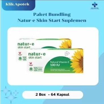 natur e paket bundle kapsul hijau 100 iu isi 32 x 2