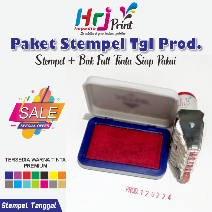 

Stempel Tanggal Prod. | Stempel Nomor Tanggal | Stempel Tanggal Bulan Tahun | Stempel Tanggal