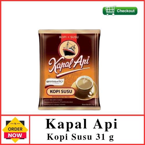 

KAPAL API Kopi susu Renceng 31 gram Murah