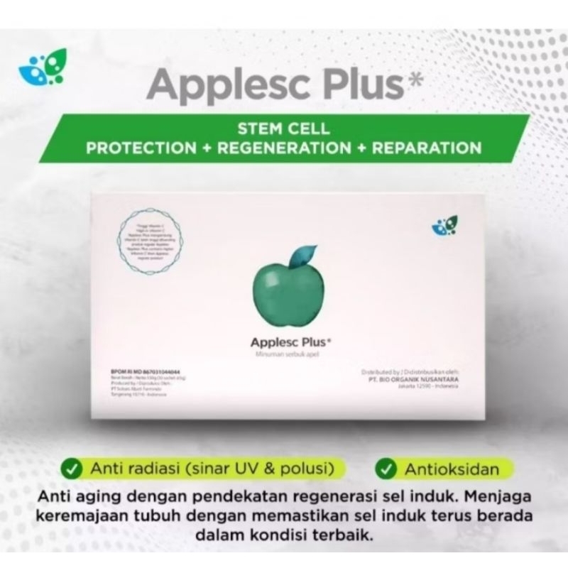 

Minuman Serbuk Applesc Pluss Original Import